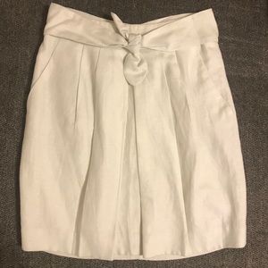 Jodi Arnold for The Limited White Linen Skirt